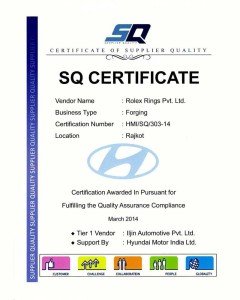 Super Quality Certificate
